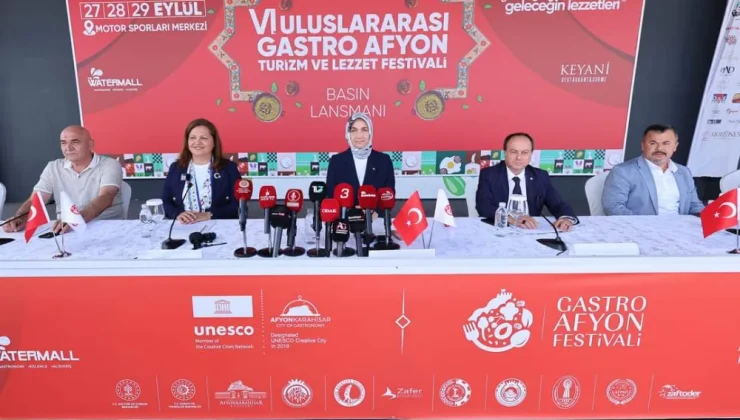 6. Uluslararası Gastro Afyon Festivali’ne Geri Sayım Başladı