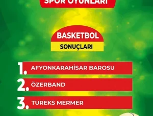 ATSO Spor Oyunları’nda Büyük Final: Afyonkarahisar Barosu Şampiyon!