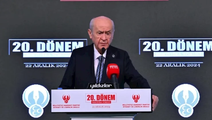 Bahçeli, Siyaset ve Liderlik Okulu Sertifika Törenine Katıldı